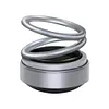 Solar Powered Aroma Diffuser Rotating Suspension Double Ring Car Perfume for Car
