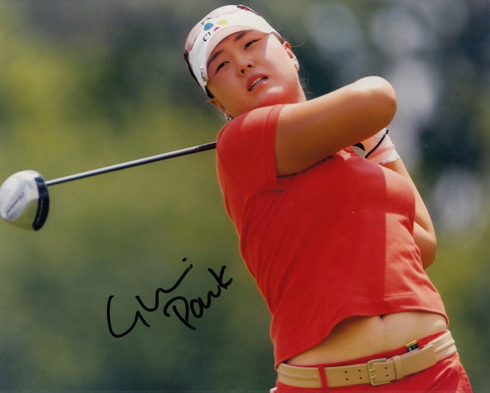 Gloria Park Pose 2 8x10 Signed Photo Poster painting w/ COA LPGA Golf