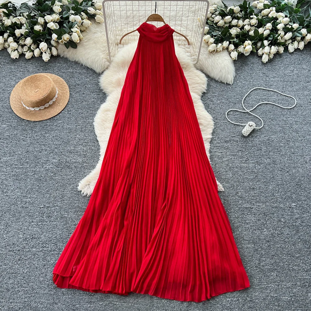 Nigikala Nigikala Dress Female High-End Light Luxury Famous Bubble Bubble Sleeve Dress Design Feel Waist Strap Fluffy French Dress