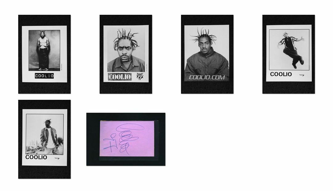 Coolio - Signed Autograph and Headshot Photo Poster painting set - Rap Legend