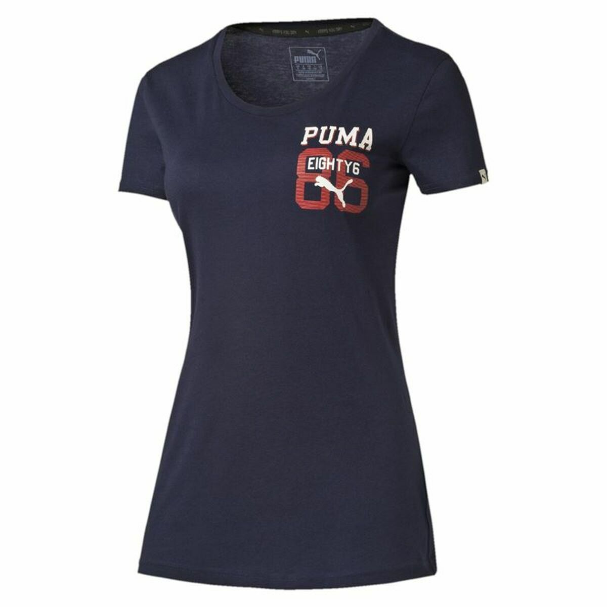 Women&rsquo;s Short Sleeve T-Shirt Puma Style Athl Tee Dark blue