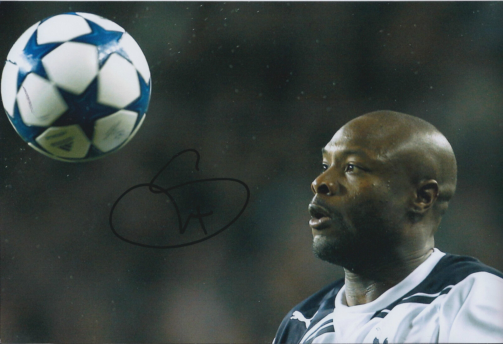 William GALLAS SIGNED Autograph 12x8 COA Photo Poster painting AFTAL Spurs Champions League