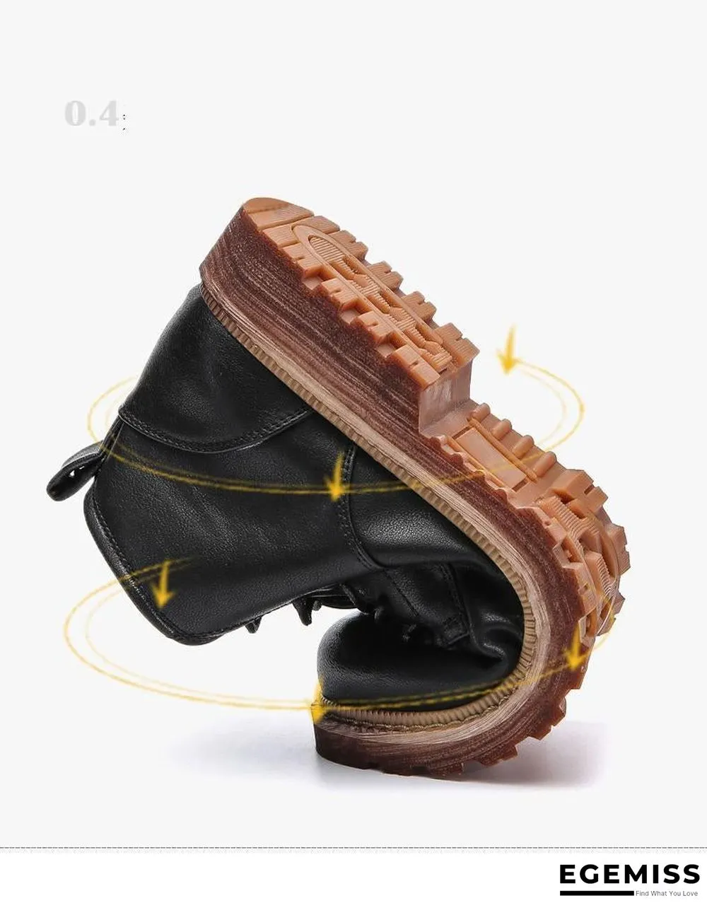 Leather Hight Top Warm Snow Boots Oxfords Plush Ankle Work Fur Men Boots | EGEMISS