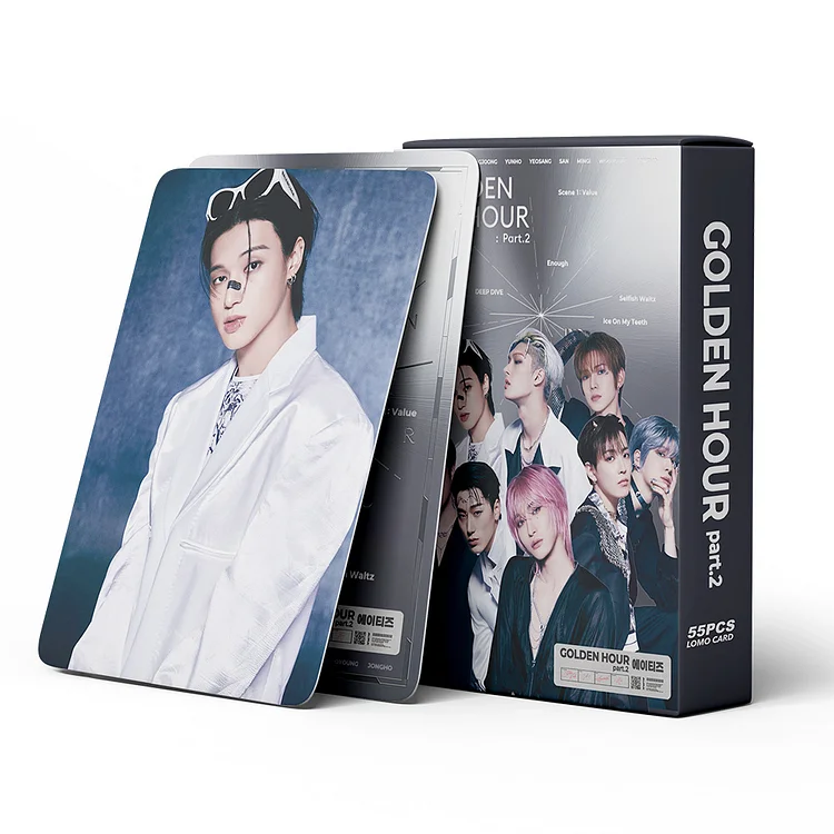 Ateez 11th Mini Album Golden Hour part.2 Card officialateezshop