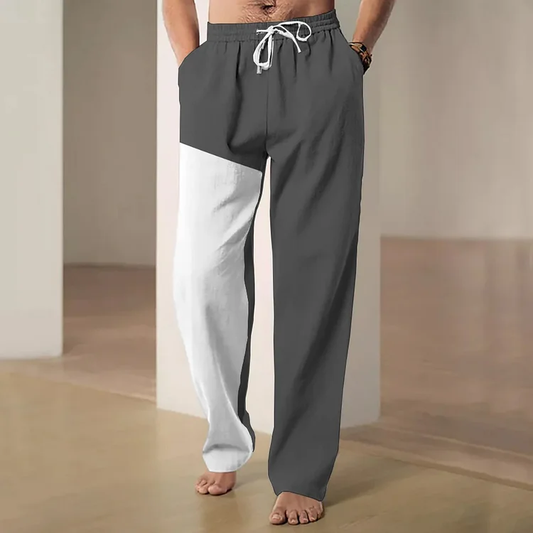 Men's Grey Casual Lazy Pants