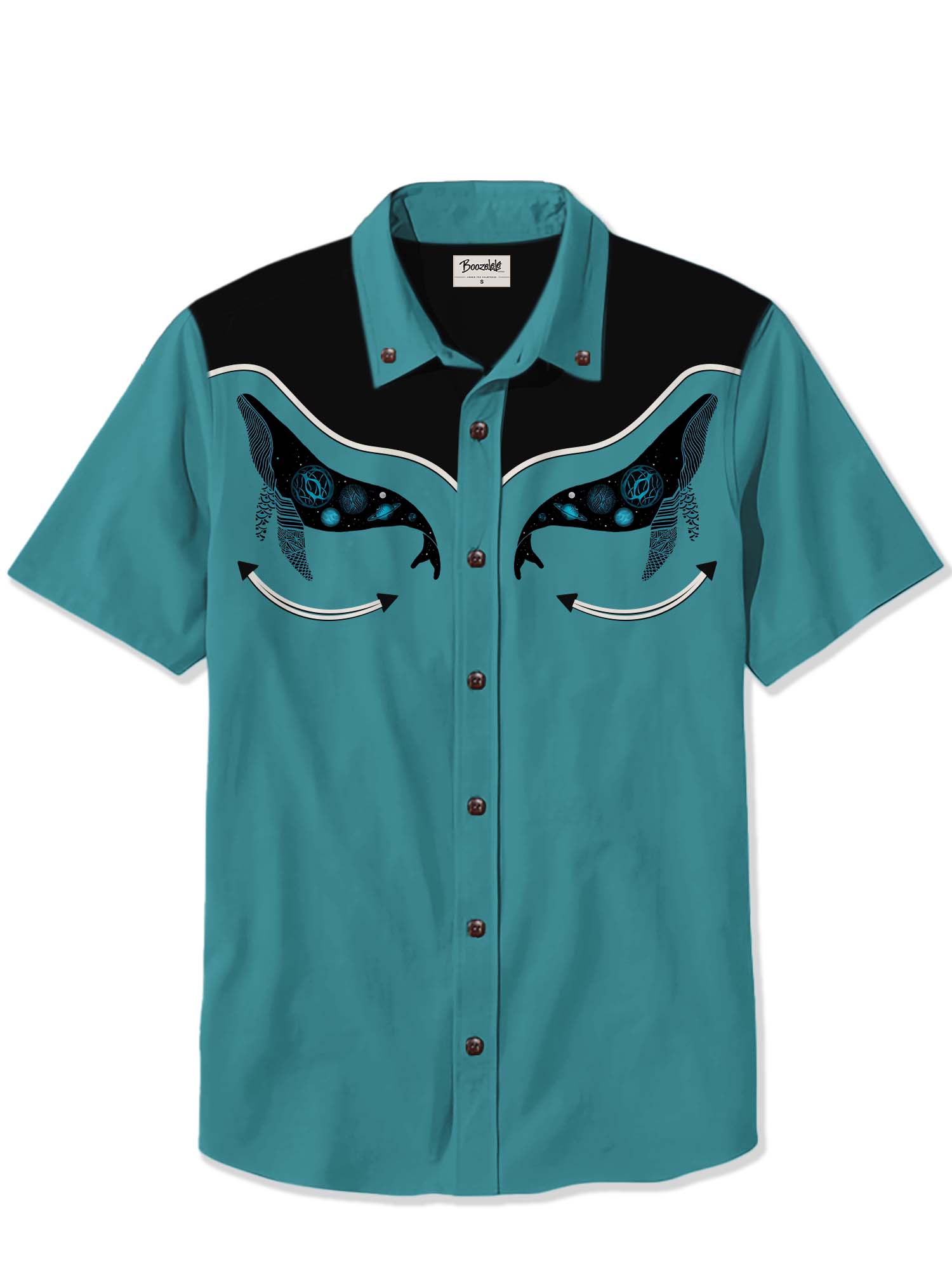 Whales In Space - 100% Cotton Shirt
