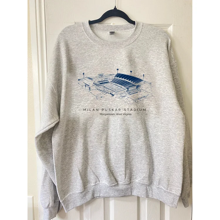 WVU Stadium Unisex Crewneck Sweatshirt