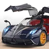 1:24 Pagani Sports Car Alloy Car Model With Sound And Light Pull Back Steering Metal Car Model