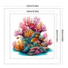 Undersea Coral-14CT Stamped Cross Stitch 60*60cm/23.62*23.62in(Big Size)