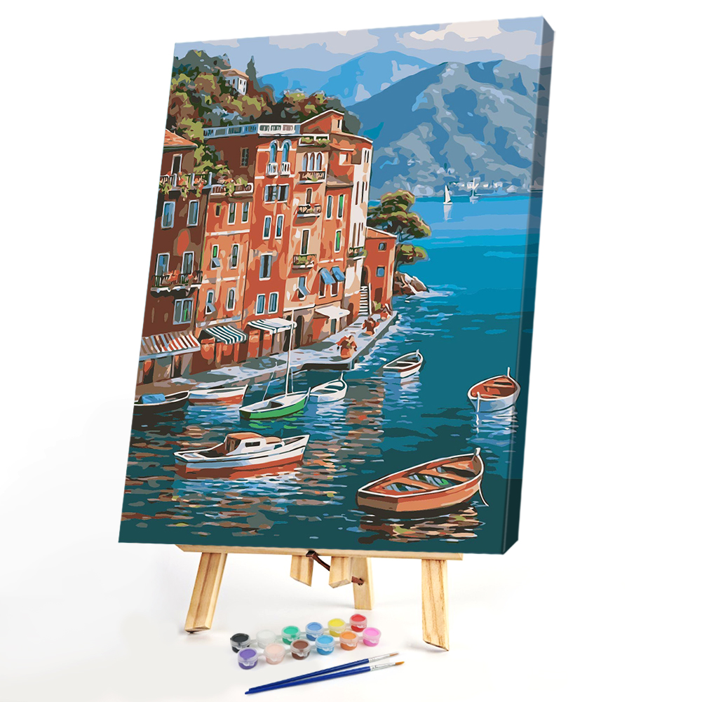 

40*50CM Paint By Numbers-River, 501 Original