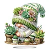 Succulent Gnome Double Sided - 5D DIY Ornament