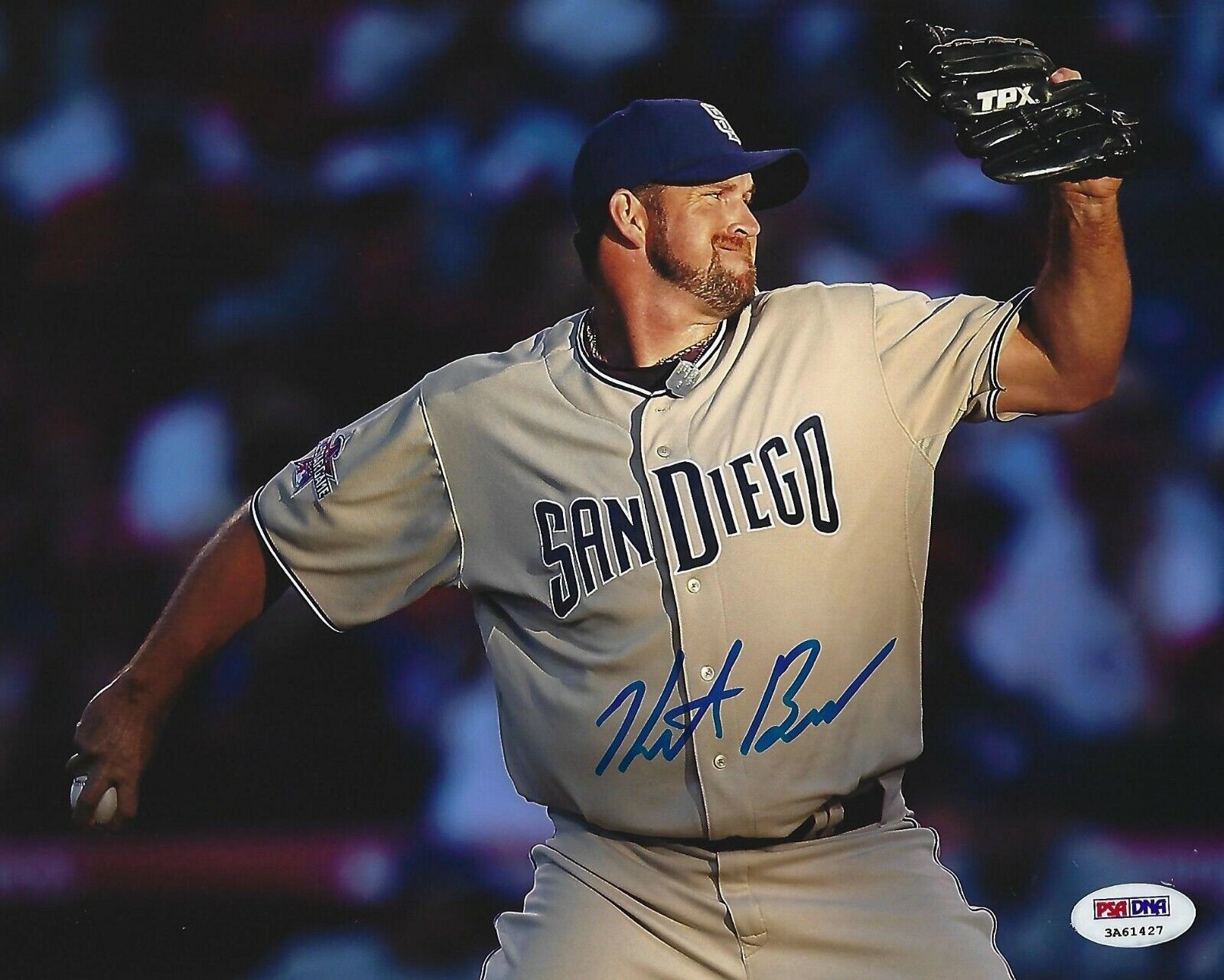 Heath Bell Signed 8x10 Photo Poster painting PSA/DNA Padres Baseball All Star Picture Autograph