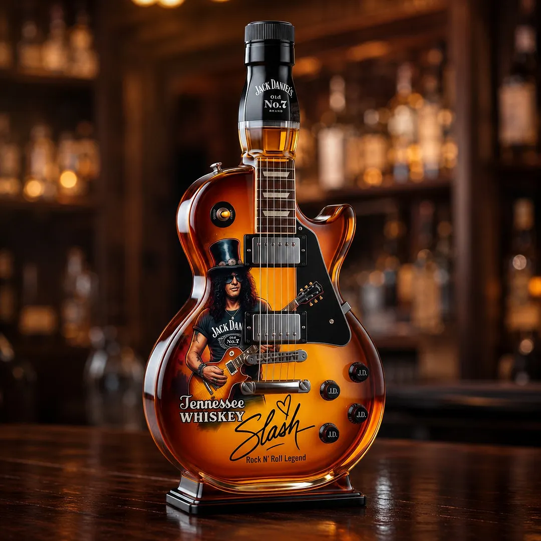 🎁 Father's Day 49% OFF &ndash; 👨&zwj;🎤🤘Appetite for Rock: Vintage Sunburst Guitar Figurine Spirit Bottle🎸✨