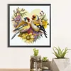 Diamond Painting -DIY Round Drill Love Sparrow（40x40cm）