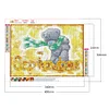 Diamond Painting-DIY Full Round Drill Bear Monthly