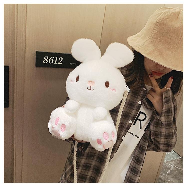 CARTOON PLUSH BUNNY BAG