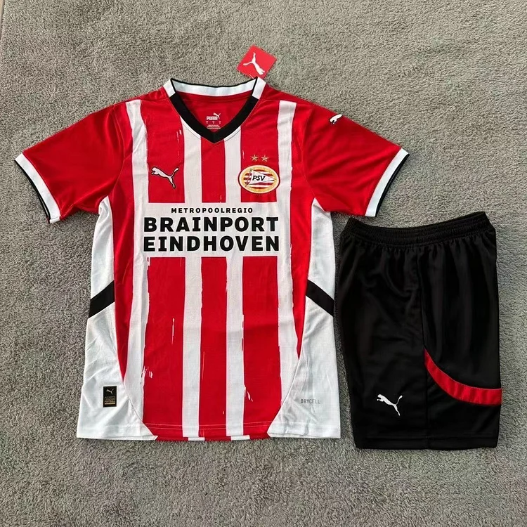 2021-2022 PSV Eindhoven home kids kit