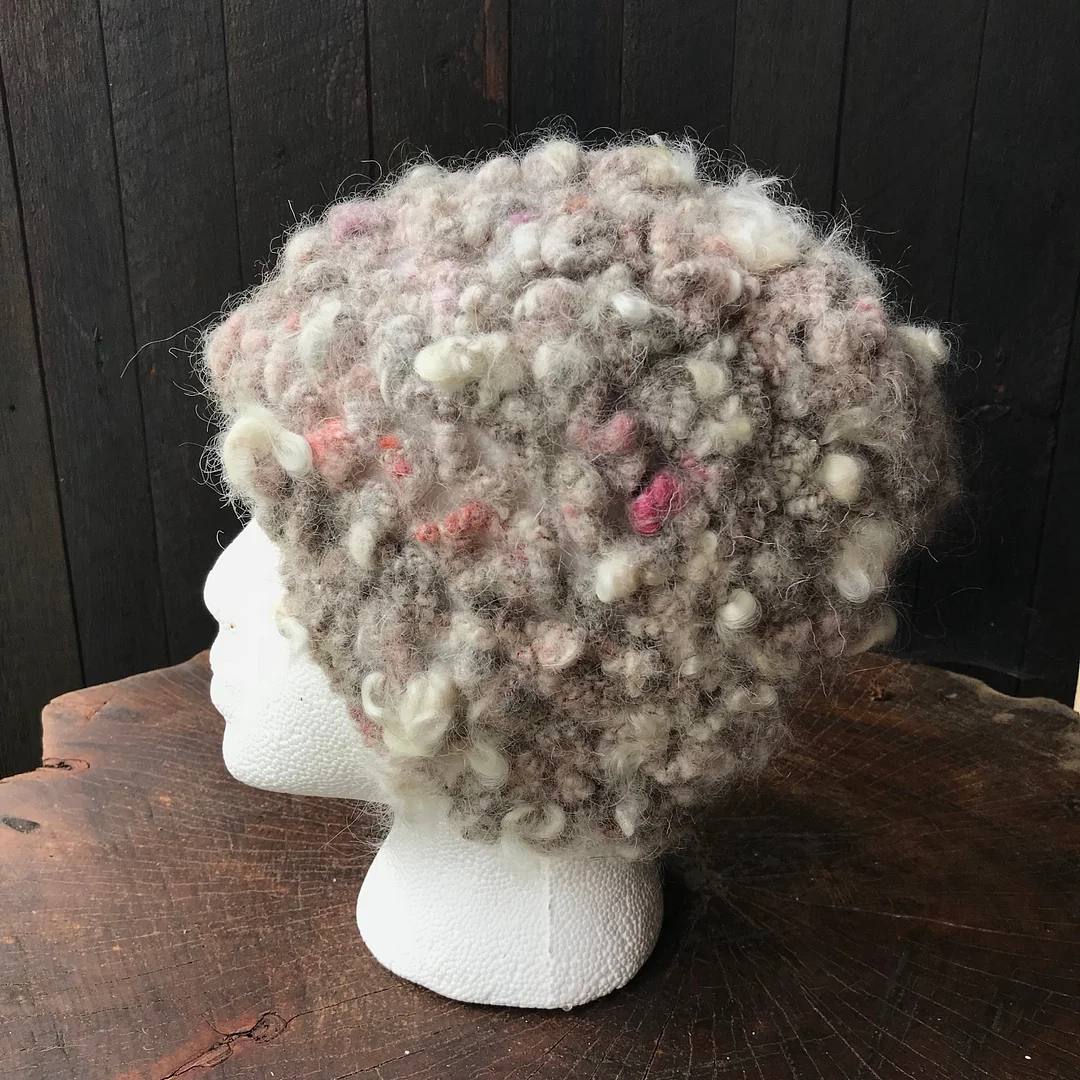 Grey crochet beanie | Bonnet gris fait au crochet-Global Online Discount Store
