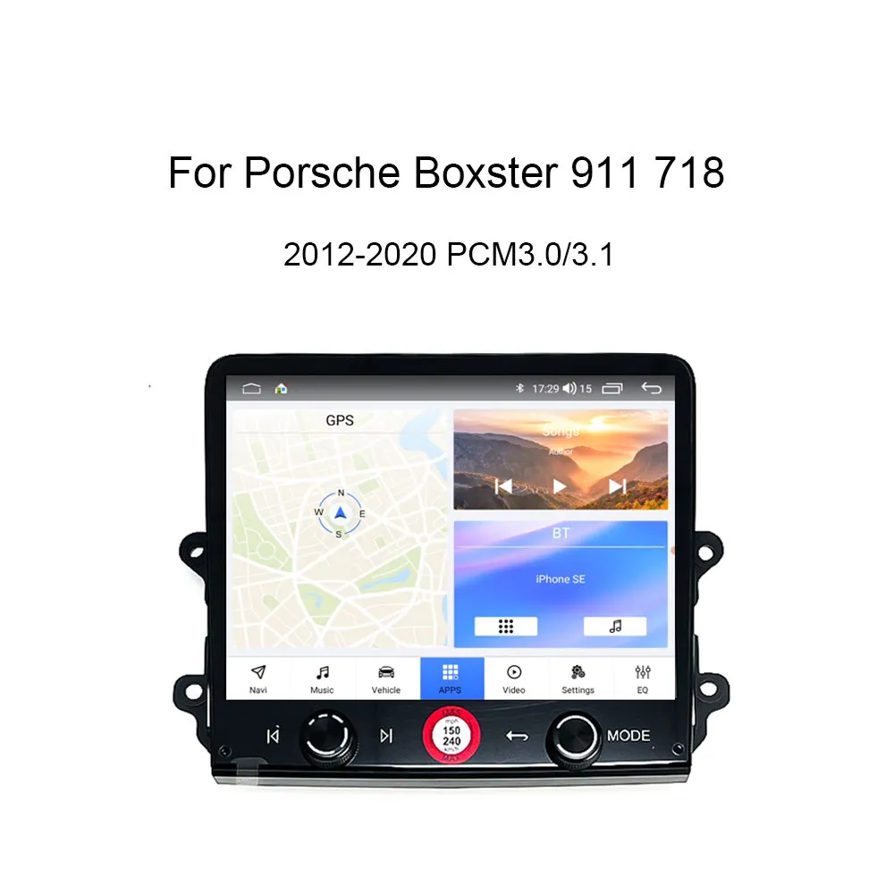 8.4 Zoll  f&uuml;r Porsche Boxster 2012-2020 Jahr Android Bildschirm Radio GPS Multimedia Player