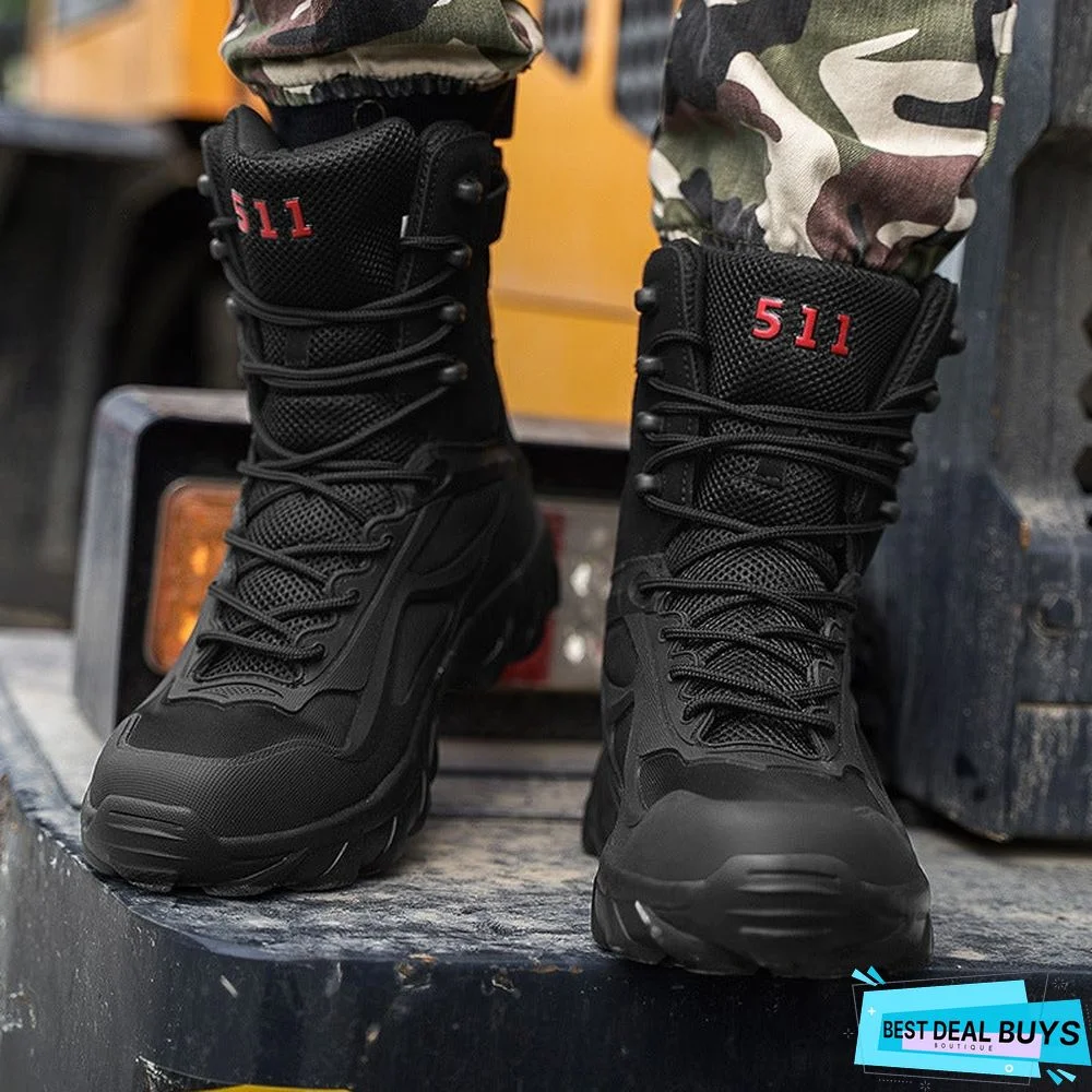 Men's High Martin Boots Ultralight Tooling Outdoor Men's Boots