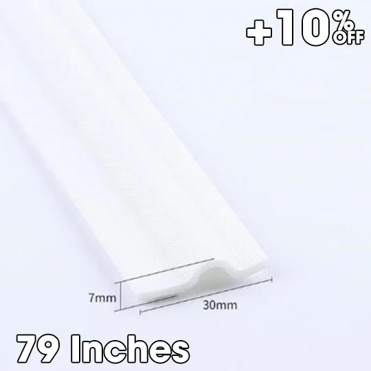Self Adhesive Window Gap Sealing Strip Windproof Soundproof Foam Sliding Door Bottom Seal Tape Guard Sealer Dust Stopper