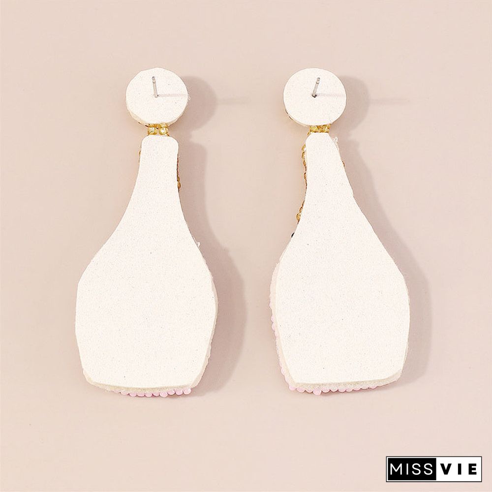 Casual Daily Patchwork Sequins Earrings