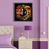(40*40cm)Flower Moon Girl - Full Round Drill Diamond Painting