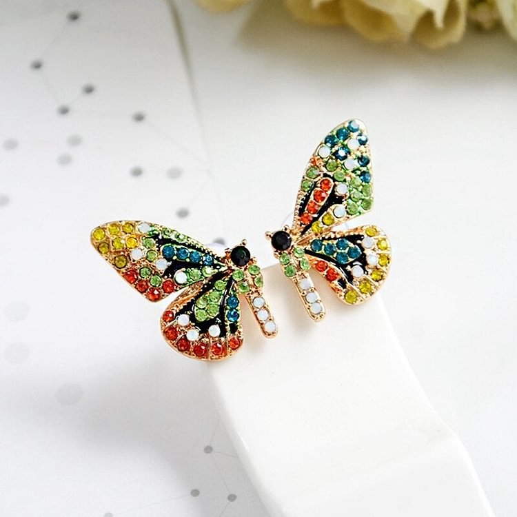 Colorful Butterfly Earrings