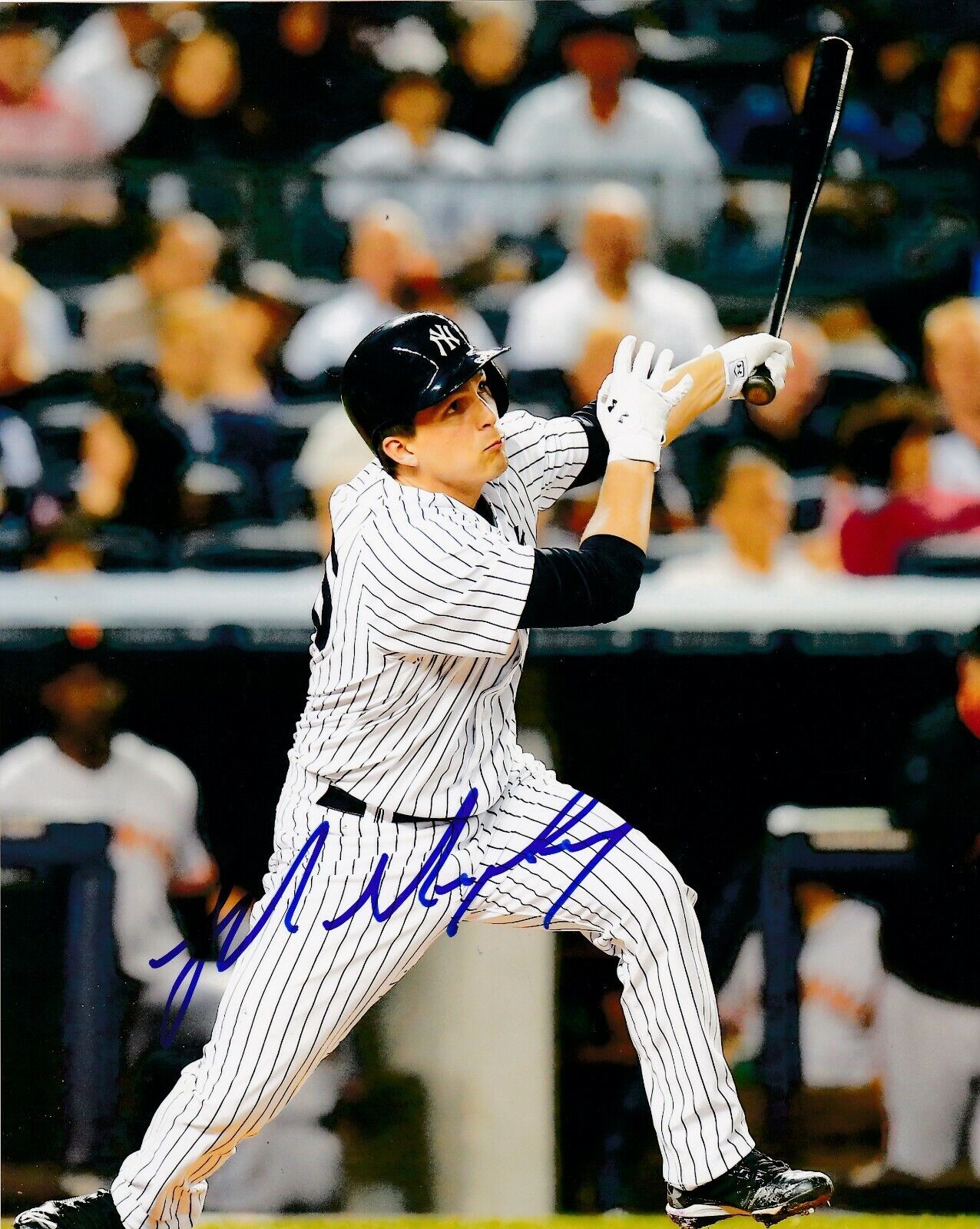 JOHN RYAN MURPHY NEW YORK YANKEES ACTION SIGNED 8x10