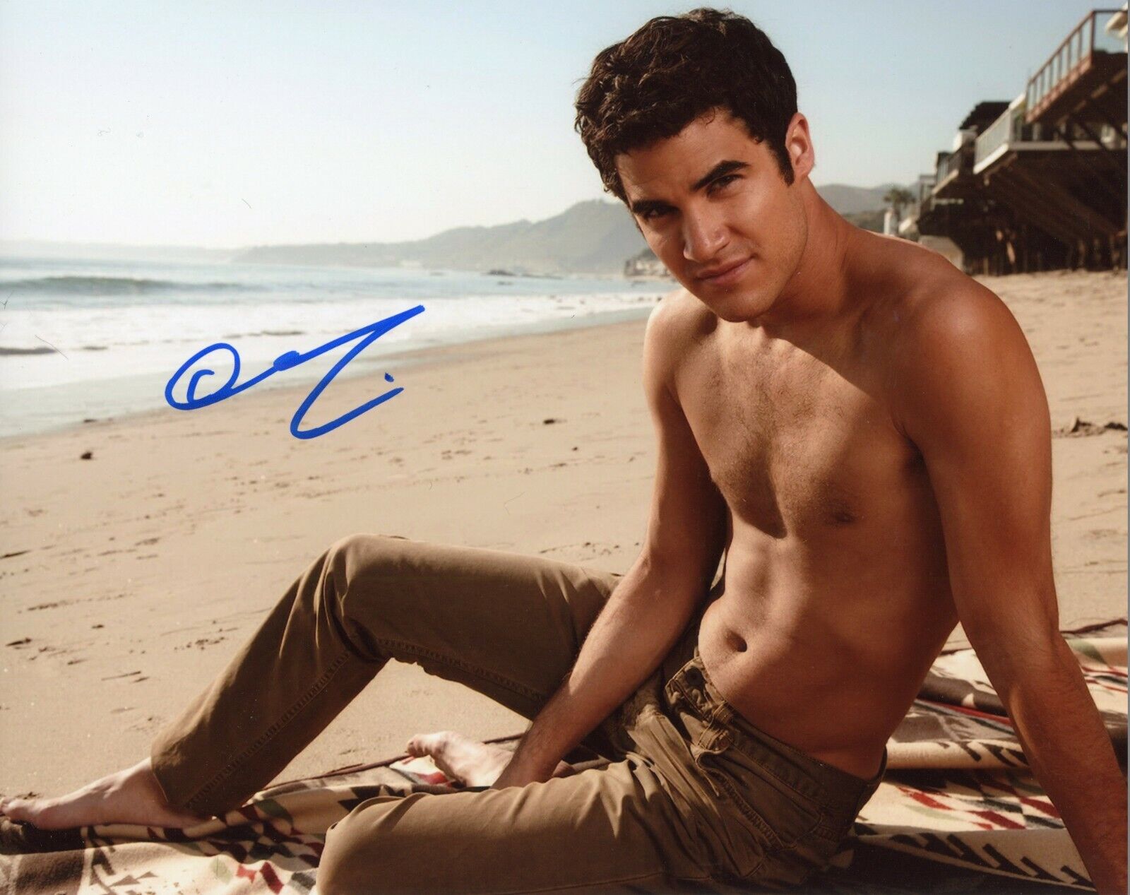 ~~ DARREN CRISS Authentic Hand-Signed GLEE - SHIRTLESS