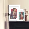 A3 & 4K Size Sasaki & Tayama Decorative Painting - Smoking Behind the Supermarket with You - HuangGua Studio