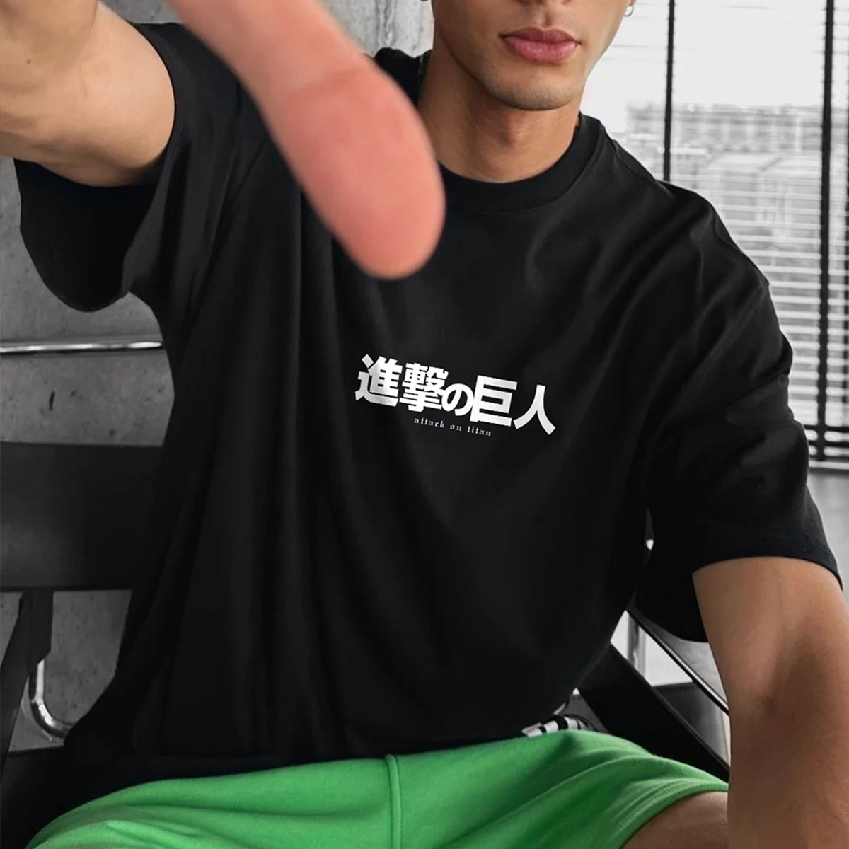Oversize Attack On Titan Tee