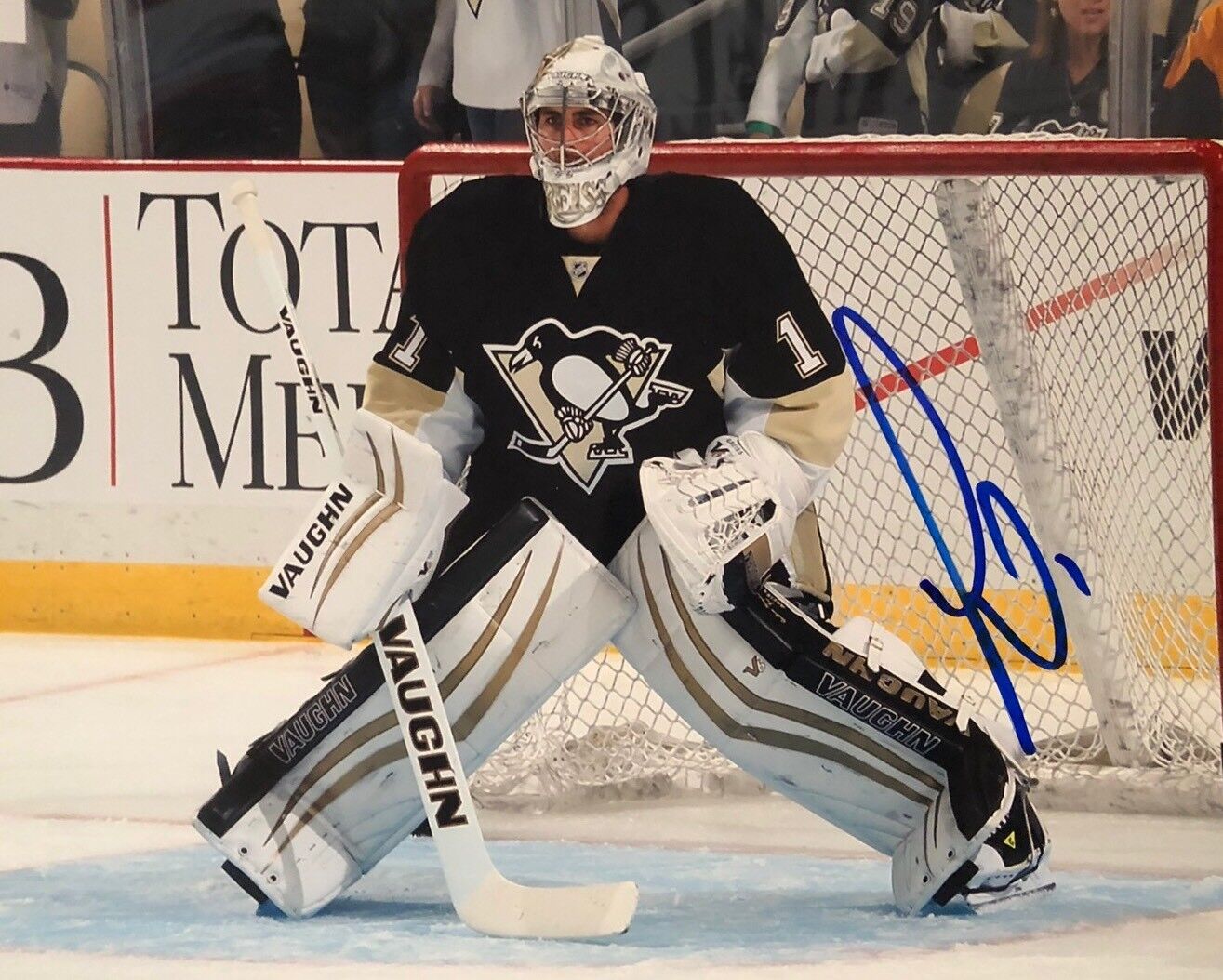 Thomas Greiss Signed 8x10 Photo Poster painting PITTSBURGH PENGUINS AUTOGRAPH PENS