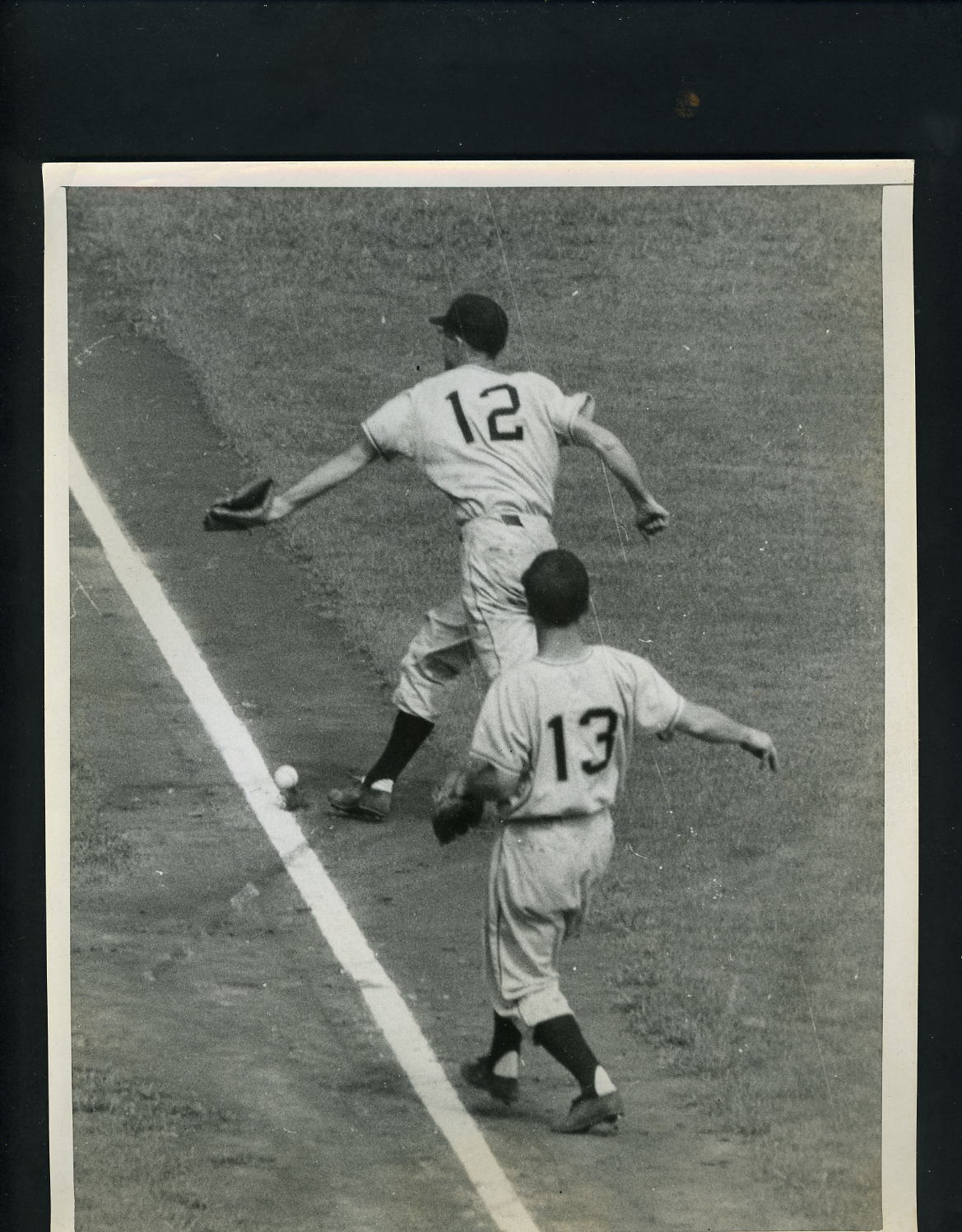 Dick Cole & Ed Pellagrini 1954 Press Photo Poster painting Pittsburgh Pirates