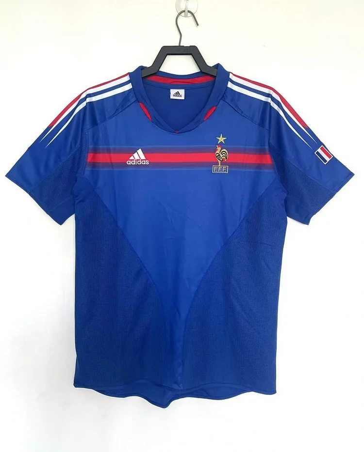 Retro  2004 France Home Football Shirt