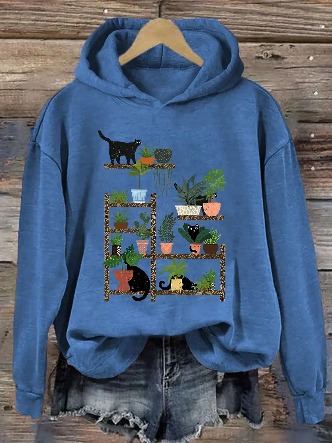 Cats and Plants Hoodie
