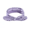 Cute Pattern Printed Bowknot Wired Hair Head Bands