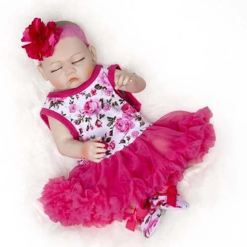 20" Laila Full Silicone Reborn Baby Doll Girl - Reborn Shoppe