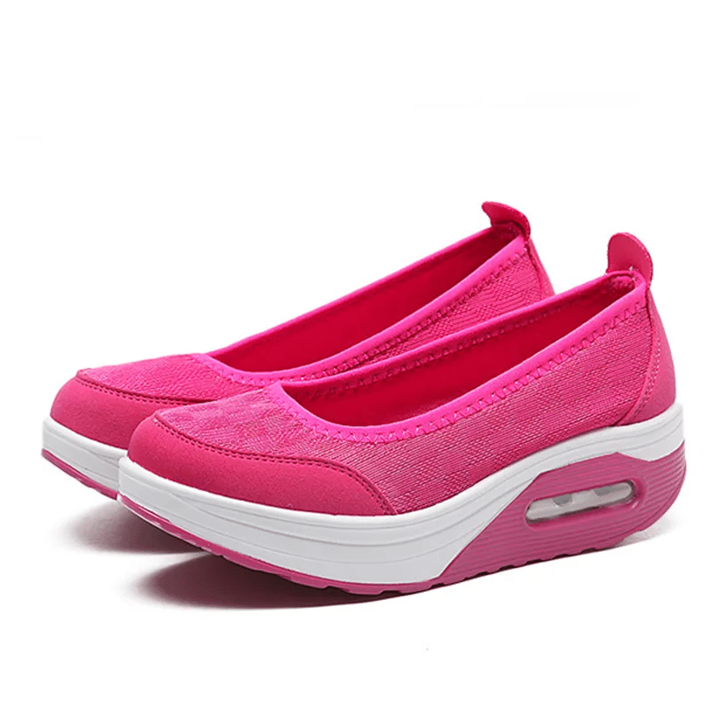 ✨🥿💫 Women's everyday comfortable, breathable, shock-resistant orthopedic slip-on sneakers with arch support