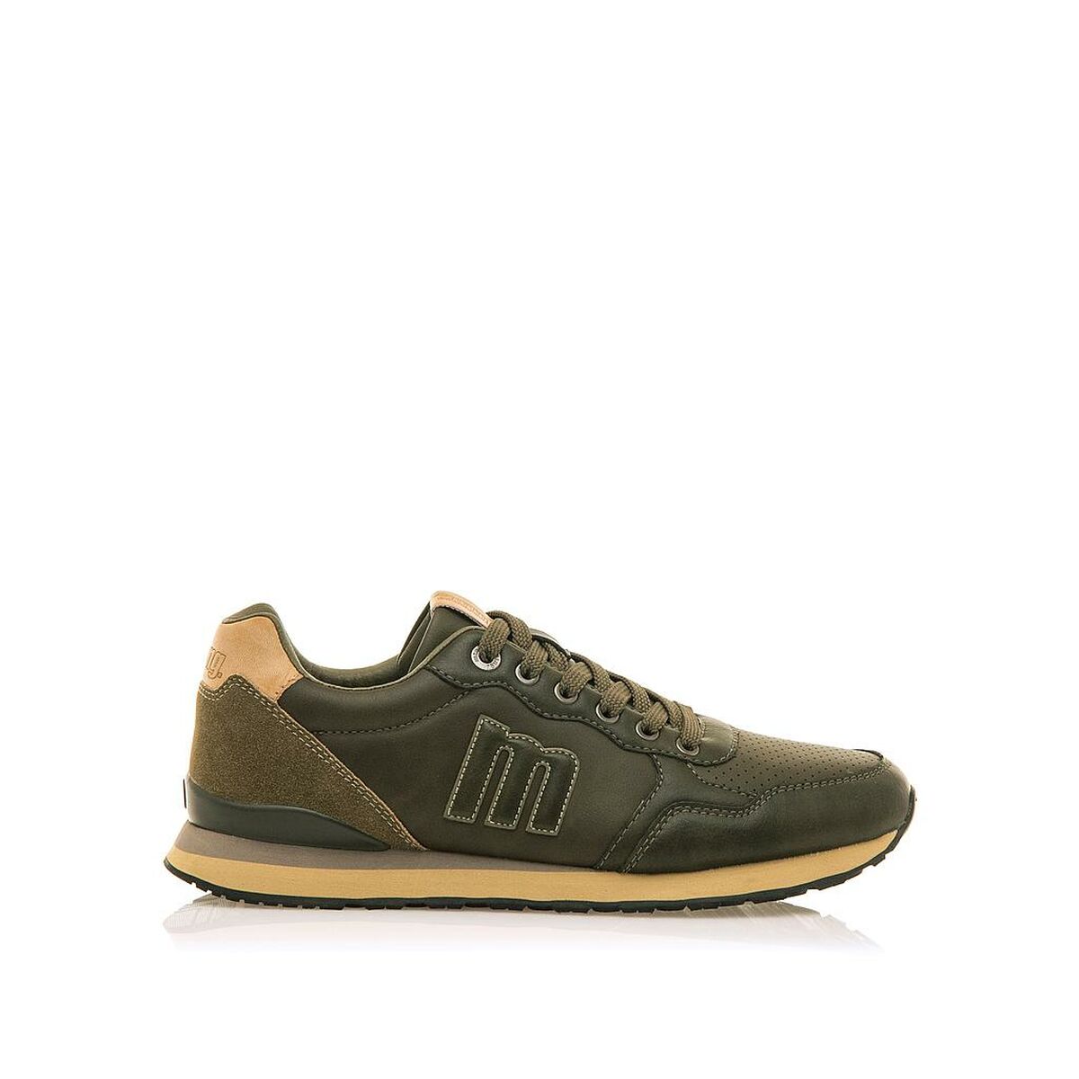 Men&rsquo;s Casual Trainers Mustang Flore Kakhy Bussi Kakhy 84755 C56225 Green