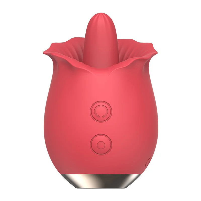 Powerful Rose Toy Vibrator With Tongue Licking Oral Nipple Clit Clitoris Stimulator Rosetoy Official