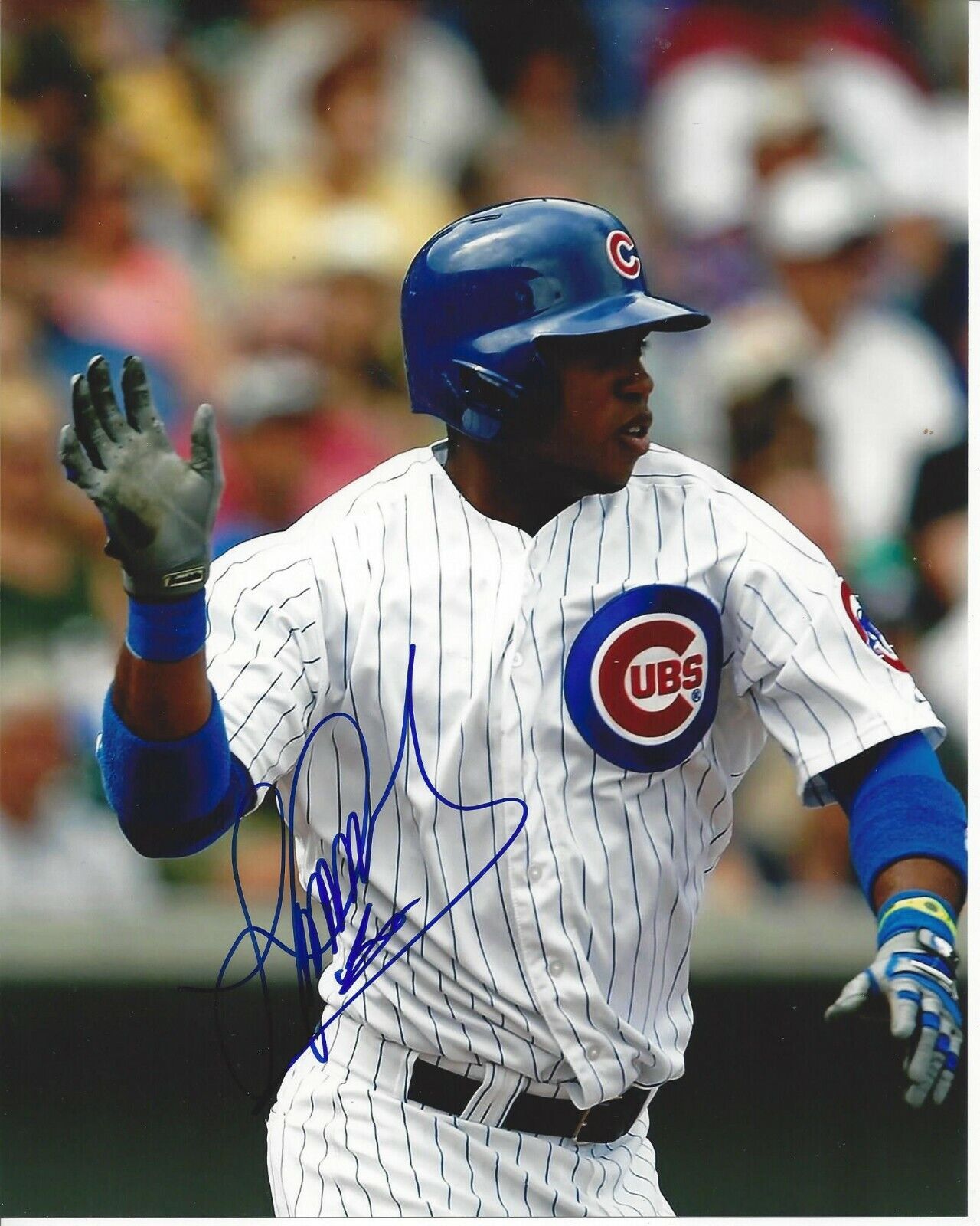 Luis Valbuena Autographed 8x10 Chicago Cubs#S503