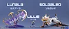1/20 & 1/8 Scale World Zukan Lillie & Evolution of Solgaleo Set & Evolution of Lunala Set - Pokemon Resin Statue - POKE HOUSE Studio