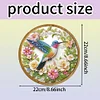 (US Only)Bird Wooden DIY Diamond Painting Tray Diamond Art Tray for Home Dining Parties