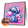 Blume niedlicher Stich - runder Bohrer Diamond Painting - 30*30cm