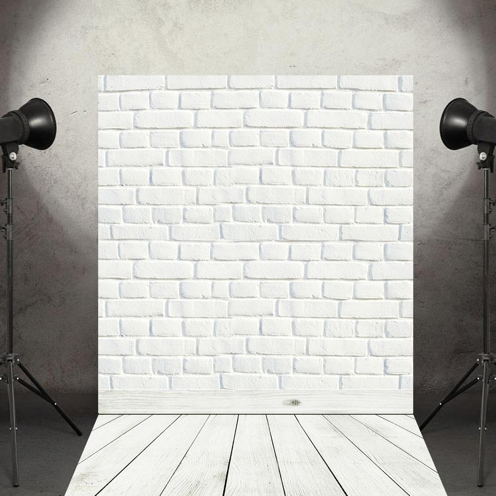 

White Brick Photography Backdrops Studio Video Art Cloth Photo Background, 0.6x0.9m, 501 Original