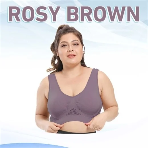 Comfortable Breathable Extra-Elastic Seamless Bra (From S to 6XL)