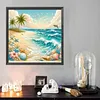 Diamond Painting -DIY Round Drill Seaside(40x40cm)