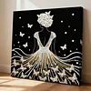 (25x25cm)DIY Pearl Painting Framed Handmade Pearl Material Art Kit Living Room Decor