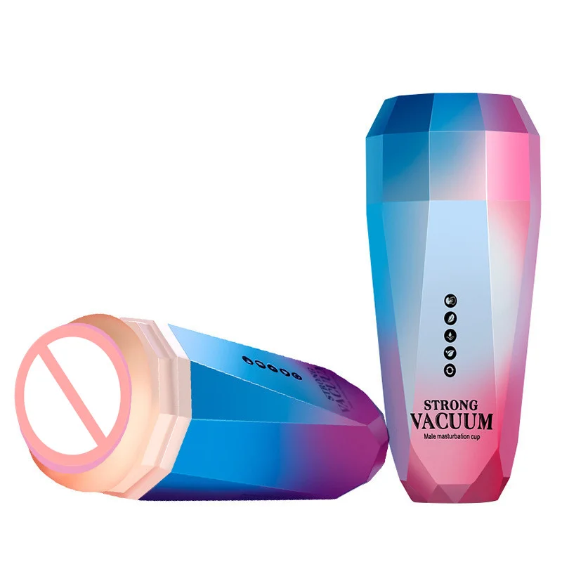 Strong Vaccum Manual Maturbation Cup Artificial Vagina Inverted Mode - Rose Toy